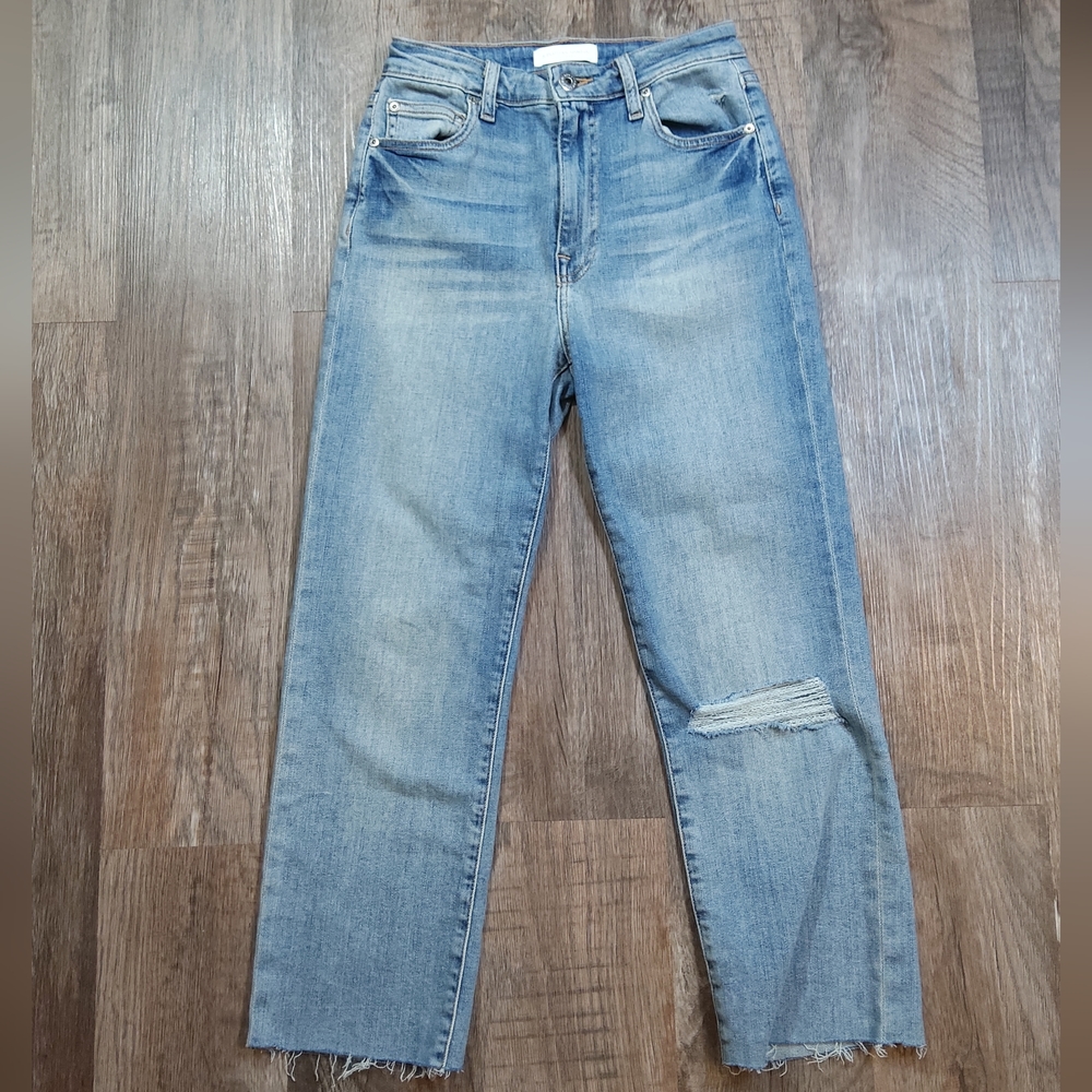 Jonathan Simkhai Standard High-Rise Straight Cropped Jeans NWOT - 25